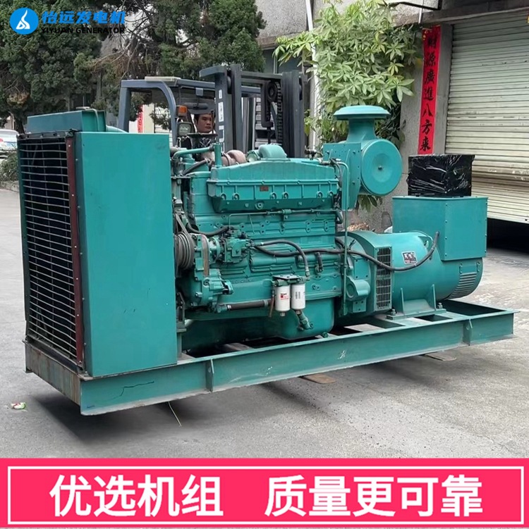 康明斯312千瓦柴油发电机组二手转让 三相无刷斯坦福电机 运行少