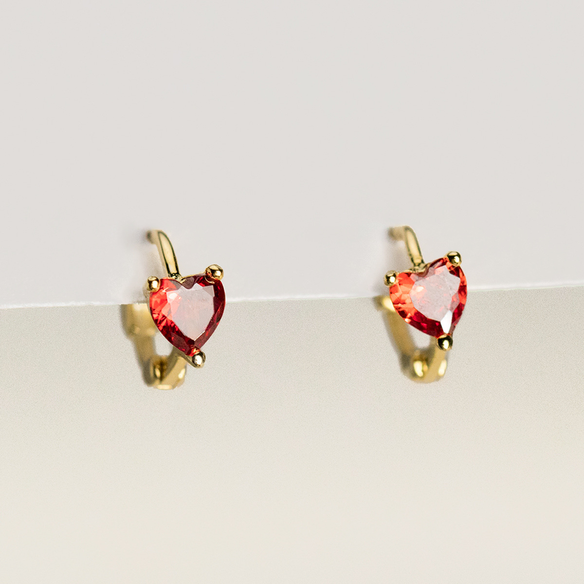 All Seasons Season Women's Gender 1 Pair 925 Sterling Silver 925 Sterling Silver Earrings Heart Shape Earrings