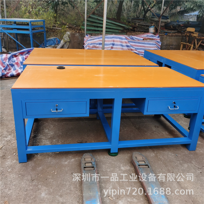 深圳重型钢板模具工作台钳工装配维修操作台飞模审模钳工桌划线