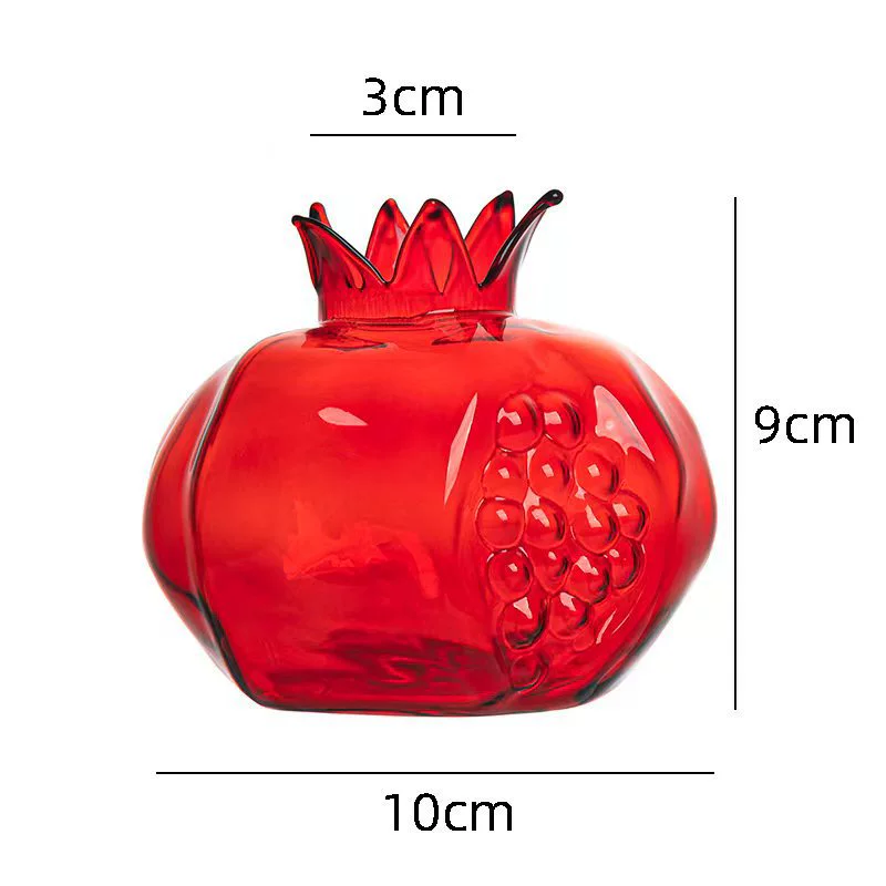 Глиняная ваза-гриб, стеклянный Feng Shui декор, 9.5×9.5×13 см, мини-цветы и ароматерапия