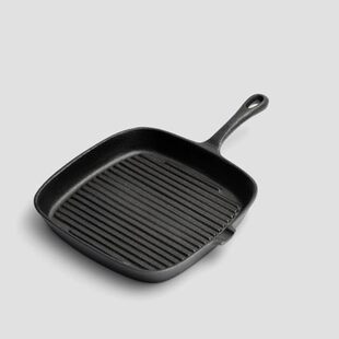 Vegetable oil steak pan, steak pan, barbecue pan, cast iron non-stick vegetable oil pan, single handle pan
