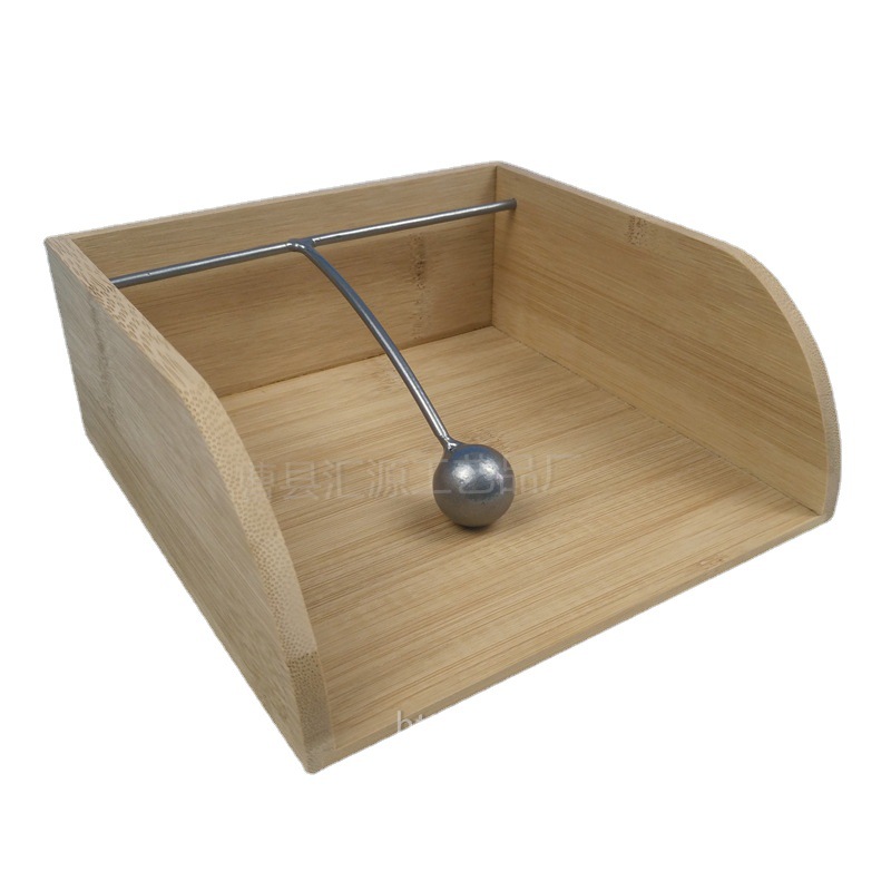 Servilleta de bambú de madera cuadrada de comercio exterior personalizada, caja de papel, soporte inferior de papel, soporte de bambú, restaurante de madera, soporte de toallas de papel de hotel