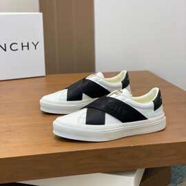 欧洲男鞋新款懒人男士休闲鞋百搭透气小白鞋板鞋脚蹬时尚潮流