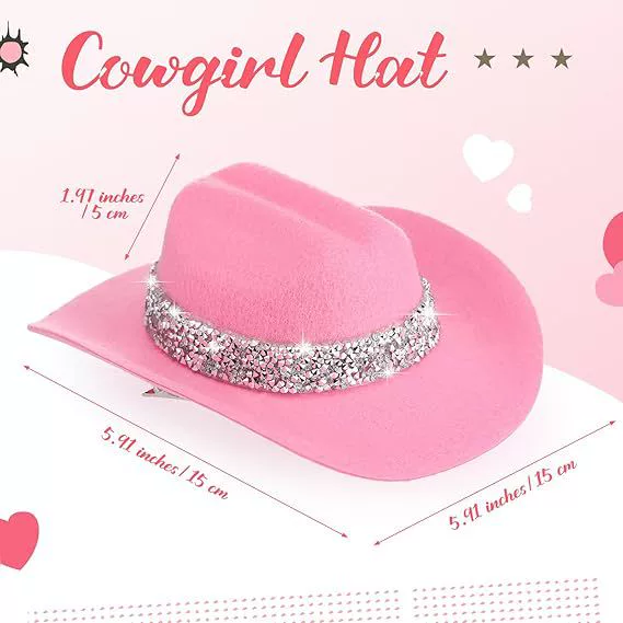 Fuchsia denim hairgrip, small headband, hat