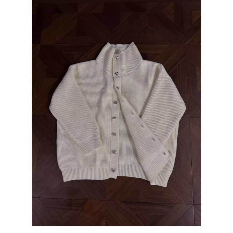Lazy and High-End White Turtleneck Sweater Jacket for Men in Autumn and Winter 2025 New Style Super Nice Loose Knitted Top Lazy and High-End White Turtleneck Sweater Jacket for Men in Autumn and Winter 2025 New Style Super Nice Loose Knitted Top