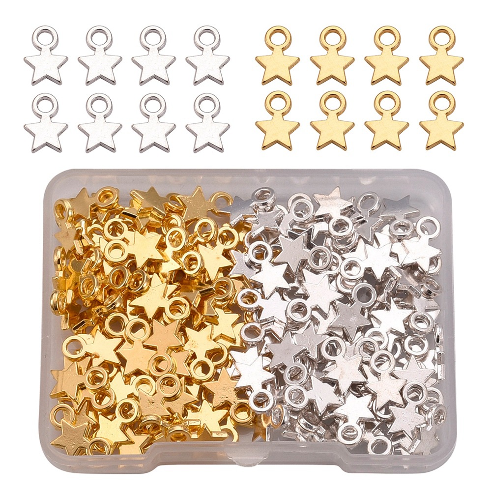 1 Set Simple Style Star Alloy Plating Jewelry Accessories display picture 1