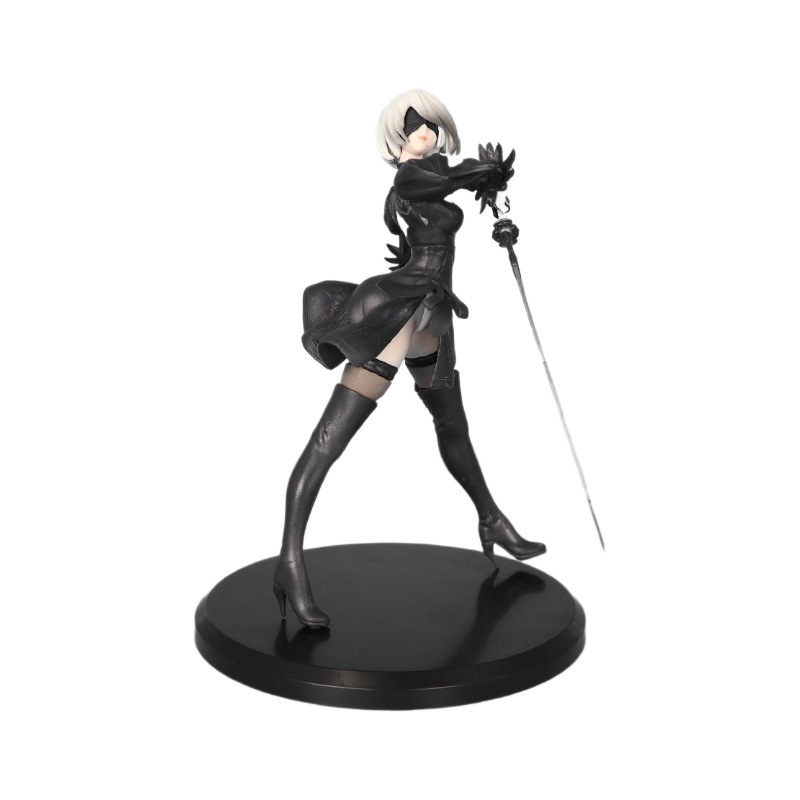 クロスボーダー爆品ゲームアニメのフィギュアニール機械紀元2B小姉ニール車の置物模型|undefined