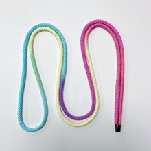 七彩虹挂绳手机壳工厂直销涤纶绳子适用iPhone12尼龙编织绳防摔壳
