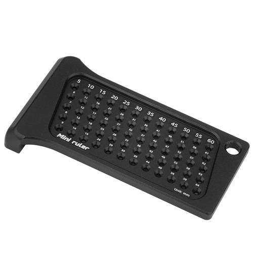 Woodworking hole ruler drawing line ruler marking planning guide aluminum alloy material MiniR mini line drawing device