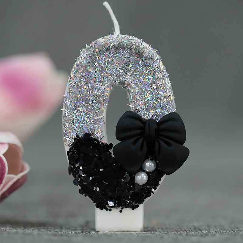 Vela de cumpleaños transfronteriza e-commerce creativo vela digital arco perla Vela decorativa para AliExpress Amazon