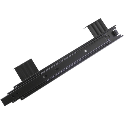 Manufacturer wholesale drawer slide three-section rail cushioned track guide rail thickened keyboard tray ball bearing slide track groove rail
