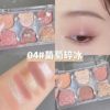 Eyeshadow palette, matte universal face blush, eye shadow for contouring, with little bears, six colors