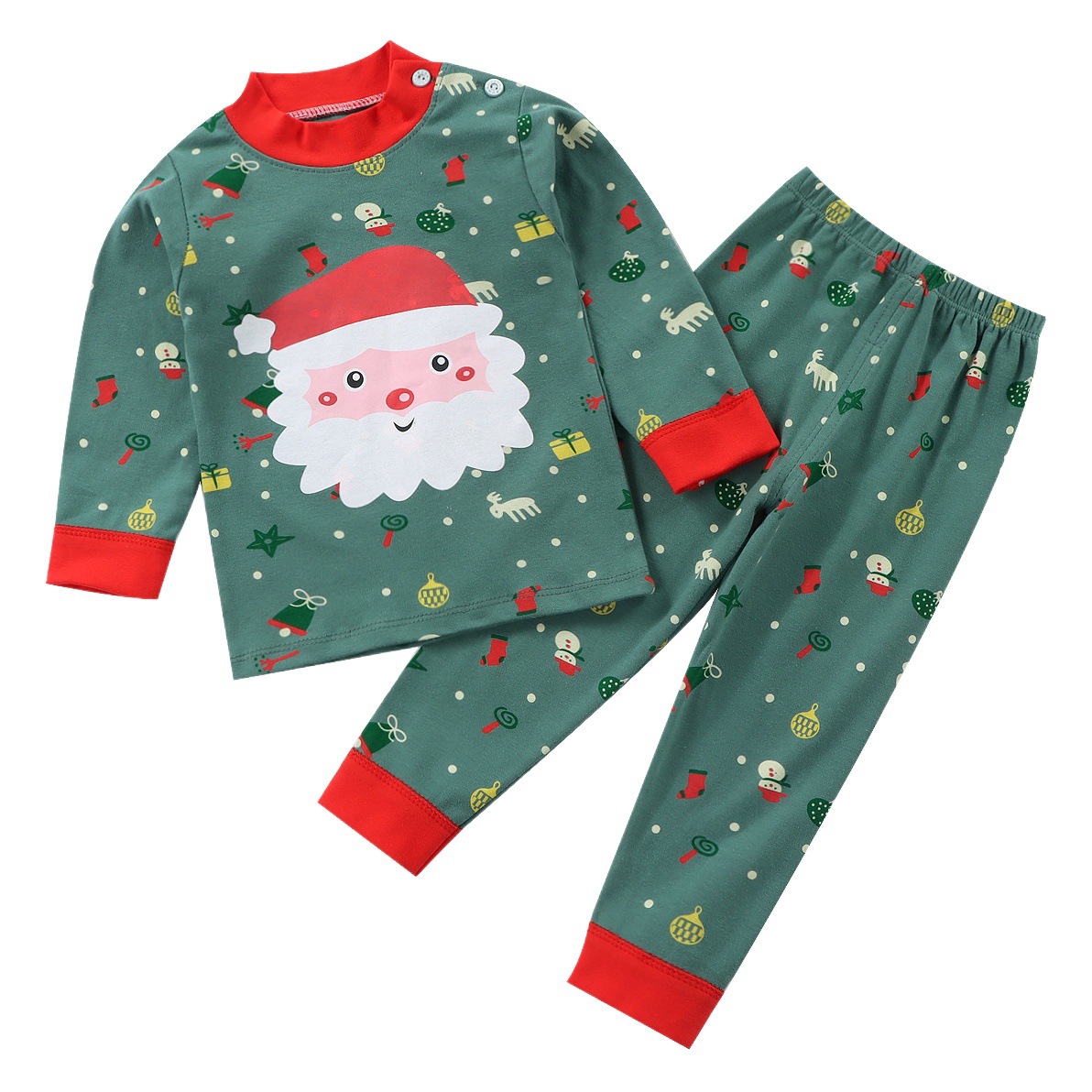 Conjunto de Ropa Interior de Algodón Puro para Niños, Otoño e Invierno 2025, Ropa para el Hogar, Ropa para Niños y Niñas, Pijamas