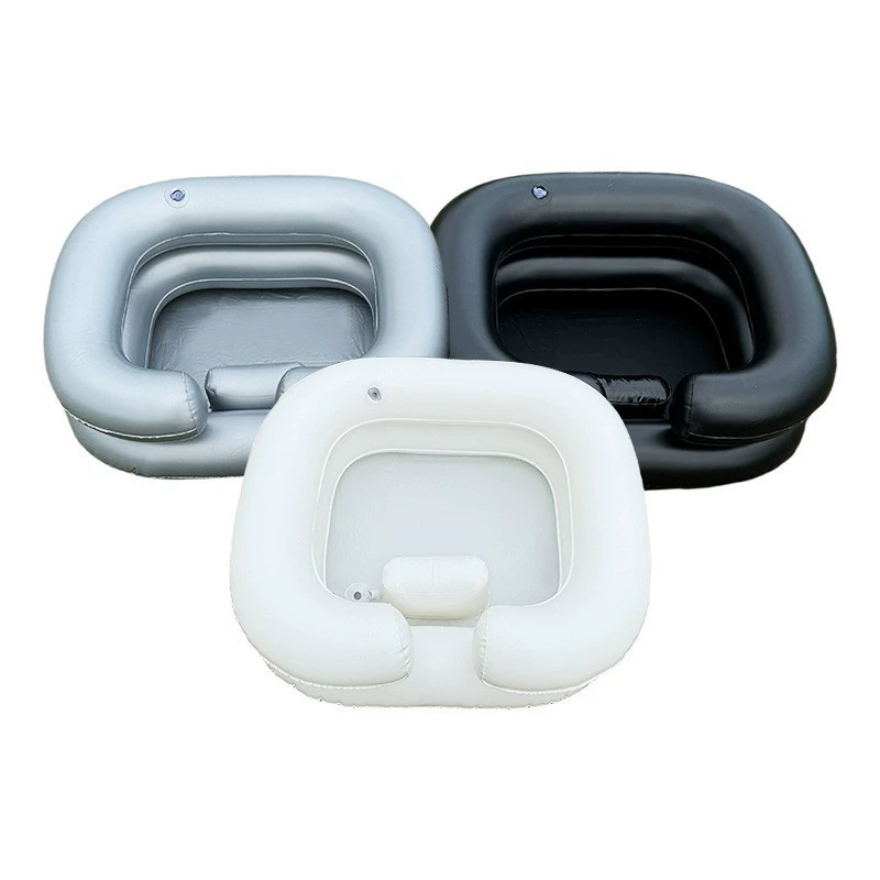 Заводская оптовая продажа надувных ПВХ-мойки для мытья головы для пожилых людей и беременных женщин, удобная надувная мойка для домашнего использования