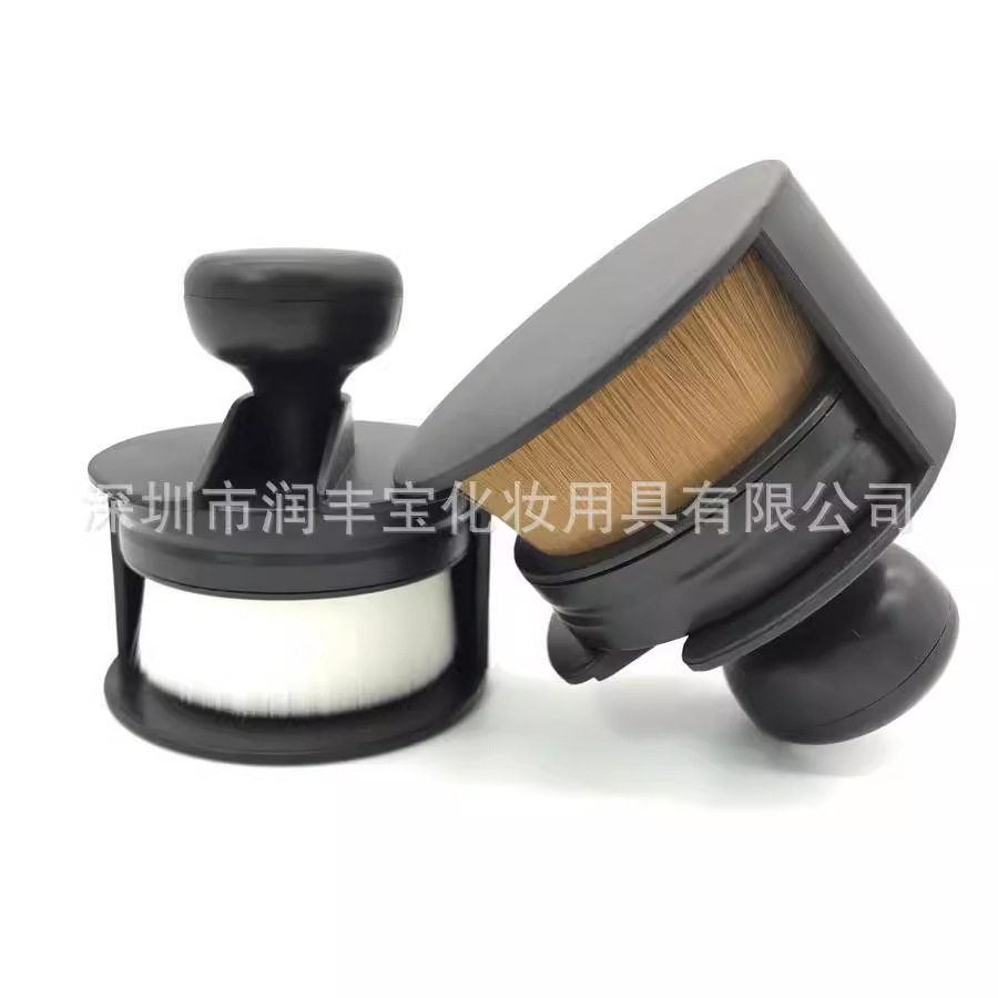 Cepillo de limpieza cepillo de sellado Push-Pull cepillo de Fundación cepillo de maquillaje multifuncional cepillo de polvo pelo suave cepillo de tipo O