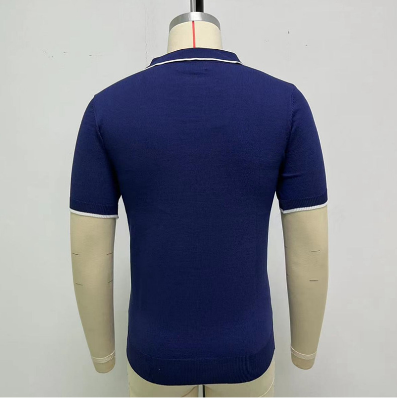 210g Weight Short Sleeve Sleeve Length Polyester Fabric Type Regular Top Length Holiday, Daily Occasion Turndown Neckline Regular Fit Fit Type Solid Color Pattern Summer Season Men's Gender Simple Style Style Wholesale Men's Simple Style Solid Color Short Sleeve Men's Tops 17