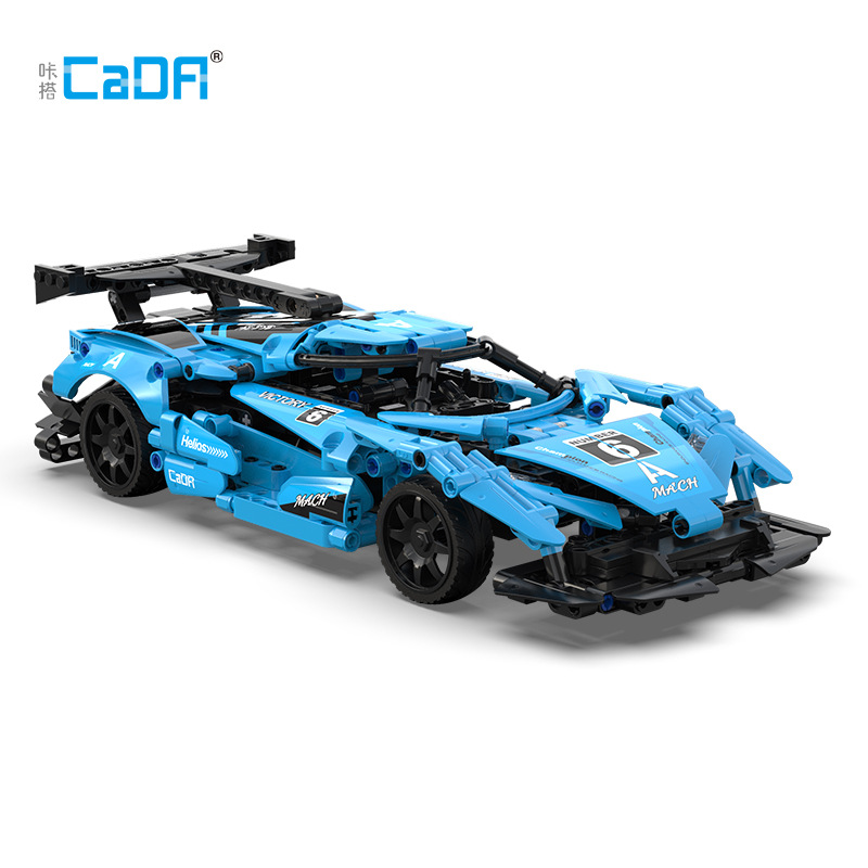 Coche de bloques de construcción con control remoto Double Eagle C51301 Sun God IE, programación por aplicación móvil, bloques de construcción ensamblables, juguete educativo para niños.
