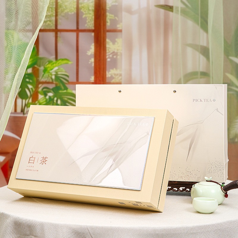 新款茶葉包裝空盒通版5罐半斤裝安吉白茶禮盒黃金芽茶葉禮盒批發