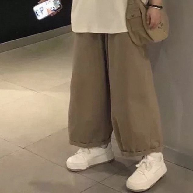 单/套装夏季女学生慵懒风宽松短袖t恤休闲阔腿裤子甜美穿搭两件套|undefined