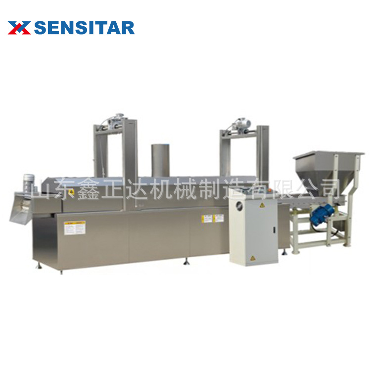 鑫正达连续式油炸机 虎皮鸡爪油炸设备价格优惠