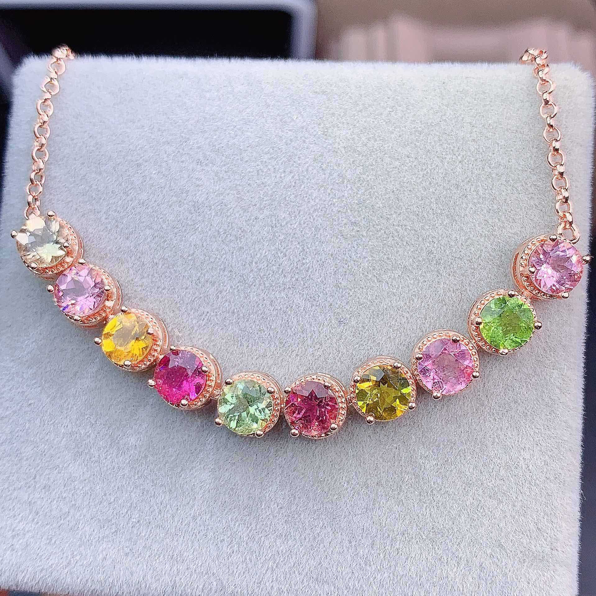 Fashion Round Copper Plating Inlay Zircon Bracelets 1 Piece