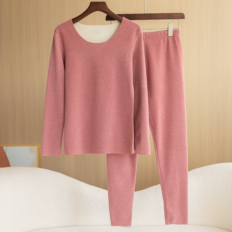 Деринг термобелье женский бархат толстая сестра набор без следов