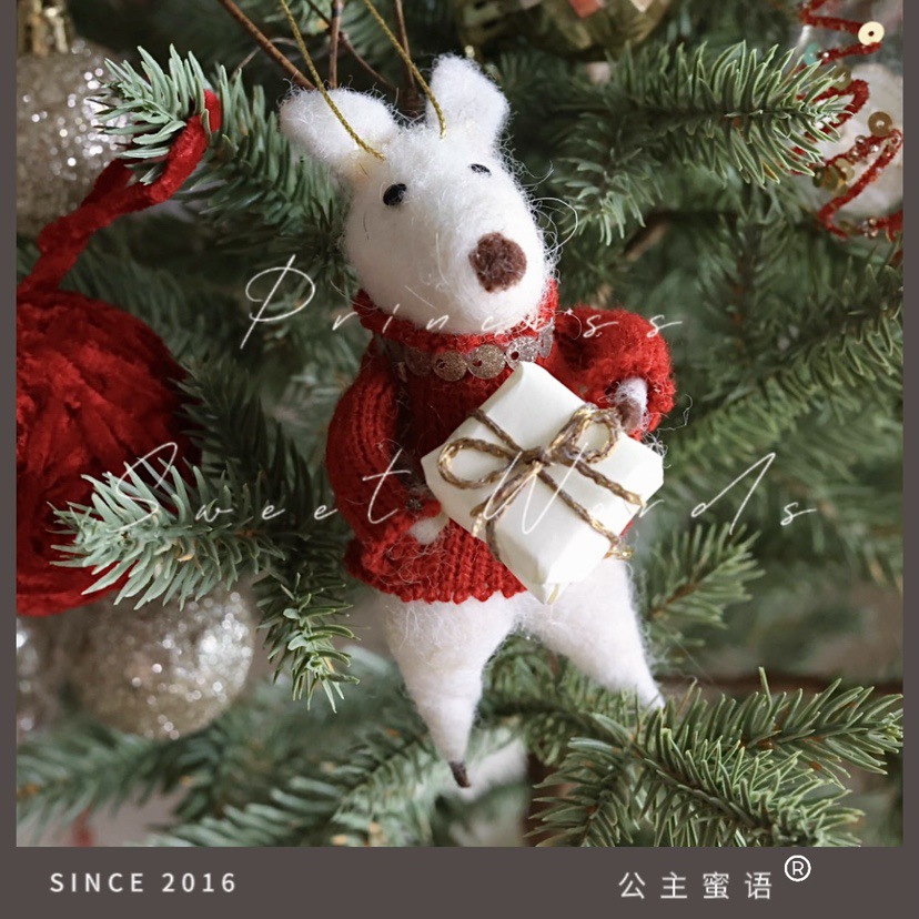 14cm 포옹 선물 크리스마스 사슴 트럼펫