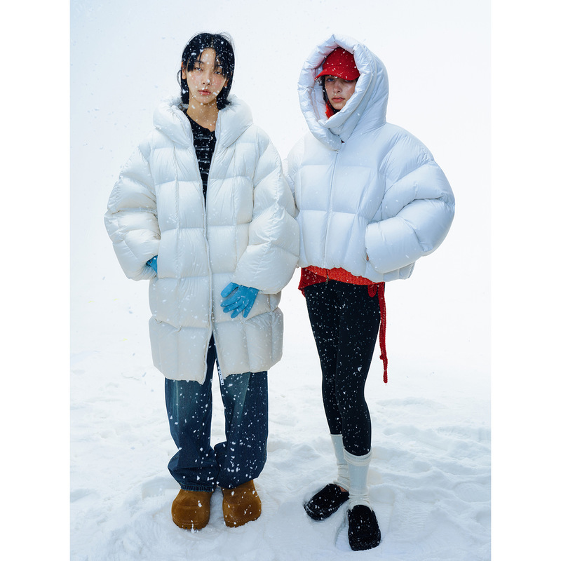 [Time-Sensitive] New Cute Pear-Shaped Puff Inflatable down Jacket with Unlimited Warmth, 90% White Duck Down, Warm down Jacket V9045