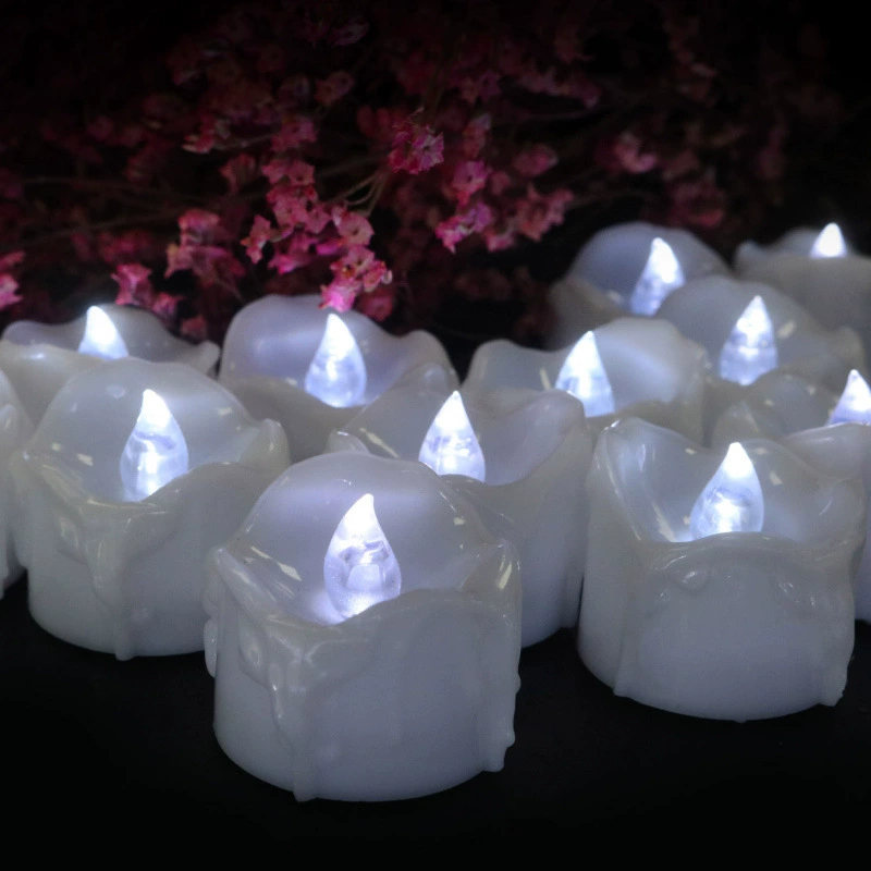 Электронные рождественские LED-гирлянды, свеча, Хэллоуин
