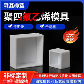 聚四氟乙烯模具盒子ptfe铁特氟龙耐高温方形盒子实验室模具定制厂