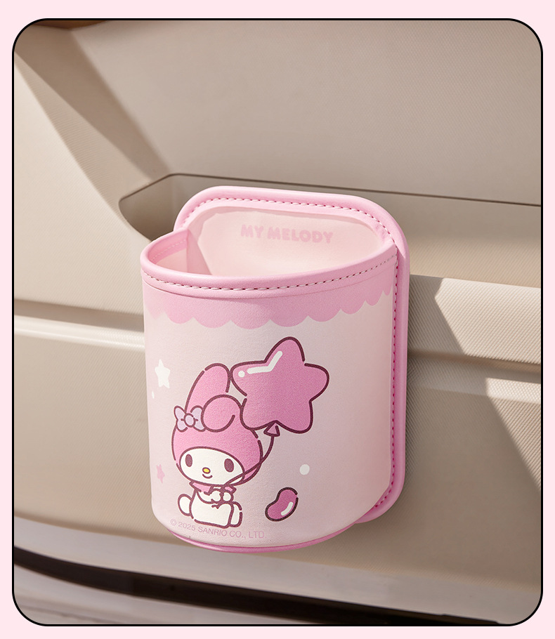 Sanrio Car Cup Holder Storage Rack Electric Vehicle Cup Holder Car Storage Box Storage Bag Wholesale