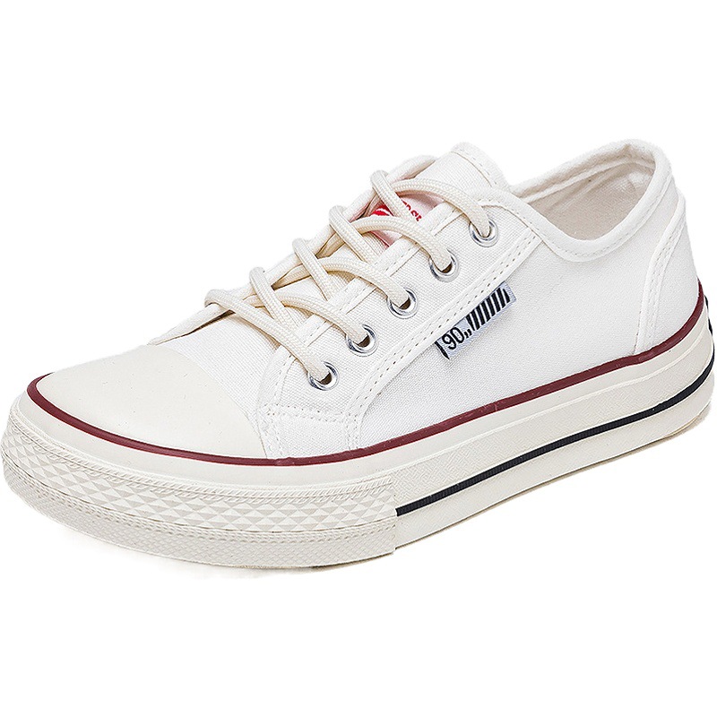 Mango zapatos de punta estilo coreano zapatos de lona altos para mujer 2023 primavera y verano nueva tela transpirable delgada punta redonda zapatos bajos