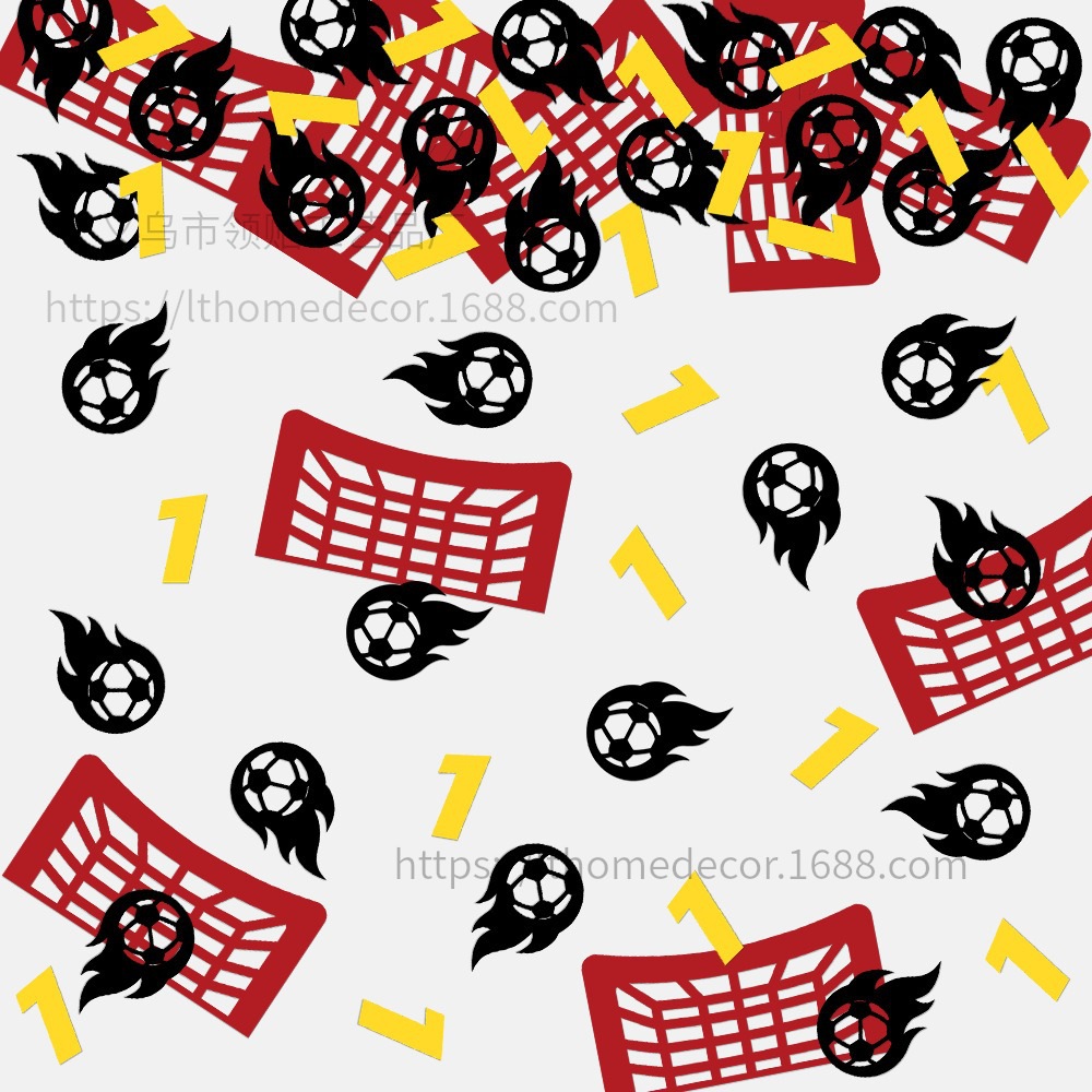 100 piezas de confeti Copa del Mundo aplausos de fútbol tiro de fiesta decoración de la noche props de lanzamiento FZX - 167