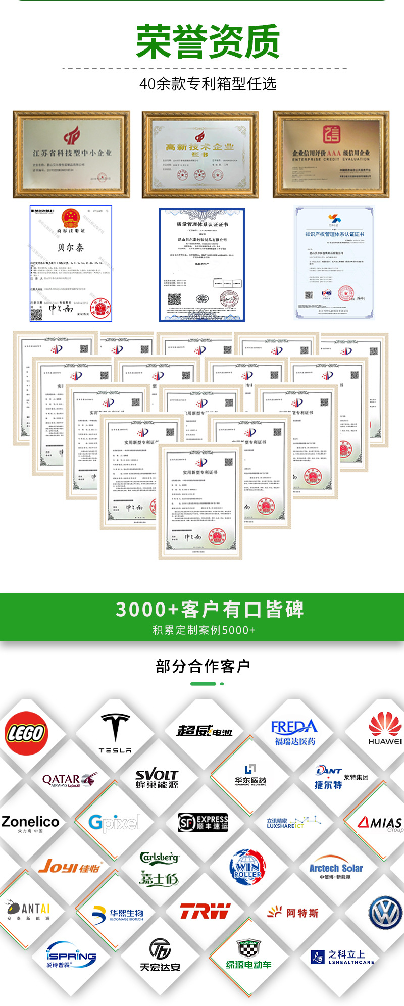 瓦楞的地步证书