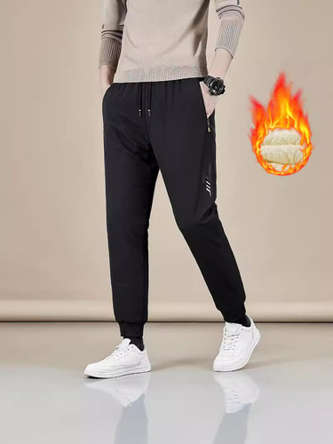 Winter Warmth Lamb Fleece Cotton Pants Waterproof Fleece Lined Thick Outerwear for Northeast China -40°C Cold Proofing Thick Cold Protection