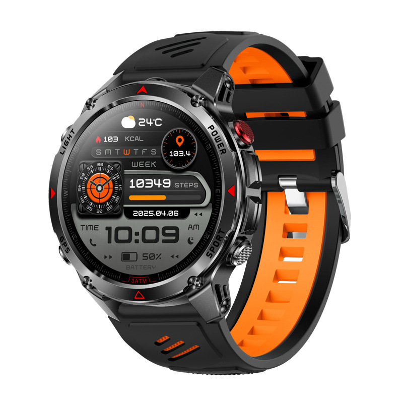HT37 Factory Direct Sales GPS Smartwatch With Six Star Positioning 3 ATM Waterproof Outdoor Sports Watch_voghion.com