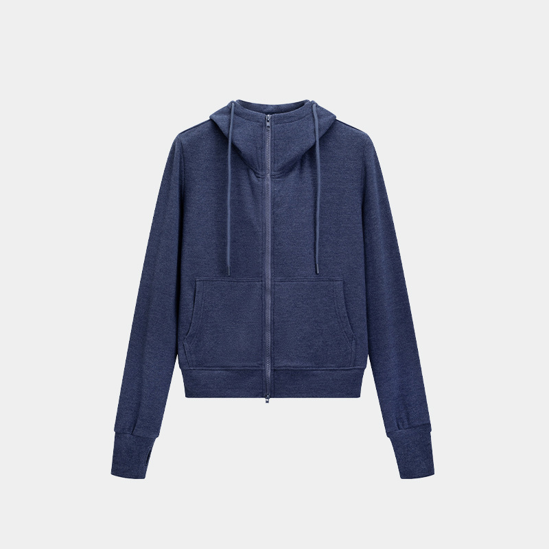 【Set】Autumn and Winter Hooded Fleece High-Quality Outdoor Sports Jacket + Casual Wide-Leg Pants with Adjustable Cuffs