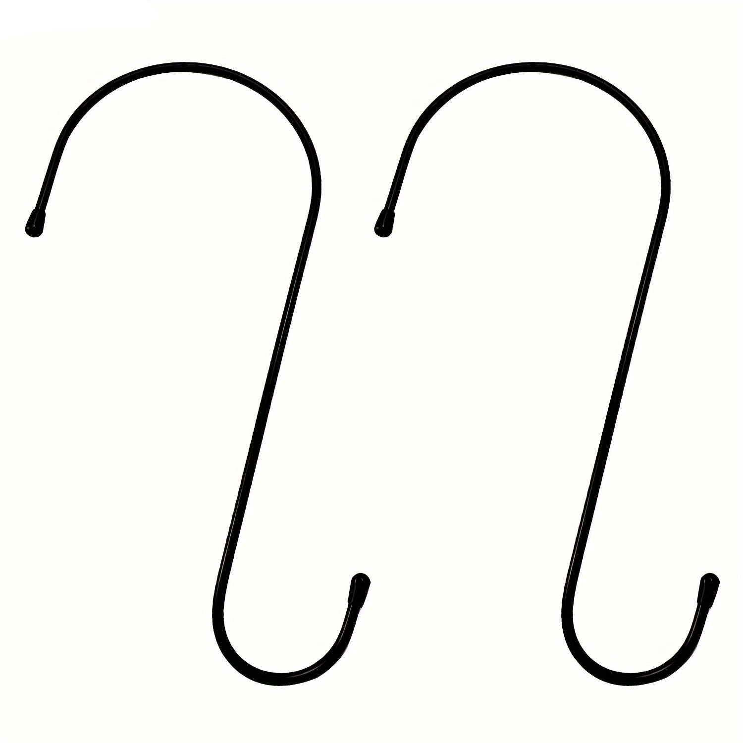 树杈钩S钩 带帽树枝勾 树杈花盆金属挂钩 鸟笼挂钩喂鸟器挂树钩