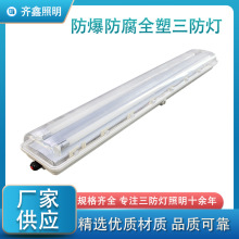 厂家直销 防爆防腐全塑荧光灯 2*18 双管防爆荧光灯消防厂电化工