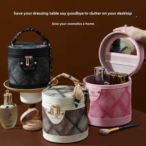 Bucket Bag Makeup Case Large Capacity Gift Makeup Bag Multifunctional Waterproof Portable Wholesale Makeup Brushes