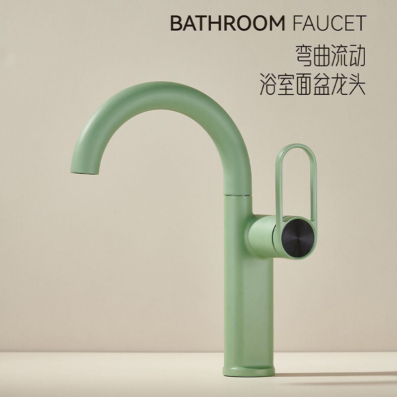 Cross-Border Bathroom All-Copper Basin Washbasin Faucet Hot and Cold Rotating Washbasin Bathroom Cabinet Hotel Faucet Cross-Border Bathroom All-Copper Basin Washbasin Faucet Hot and Cold Rotating Washbasin Bathroom Cabinet Hotel Faucet