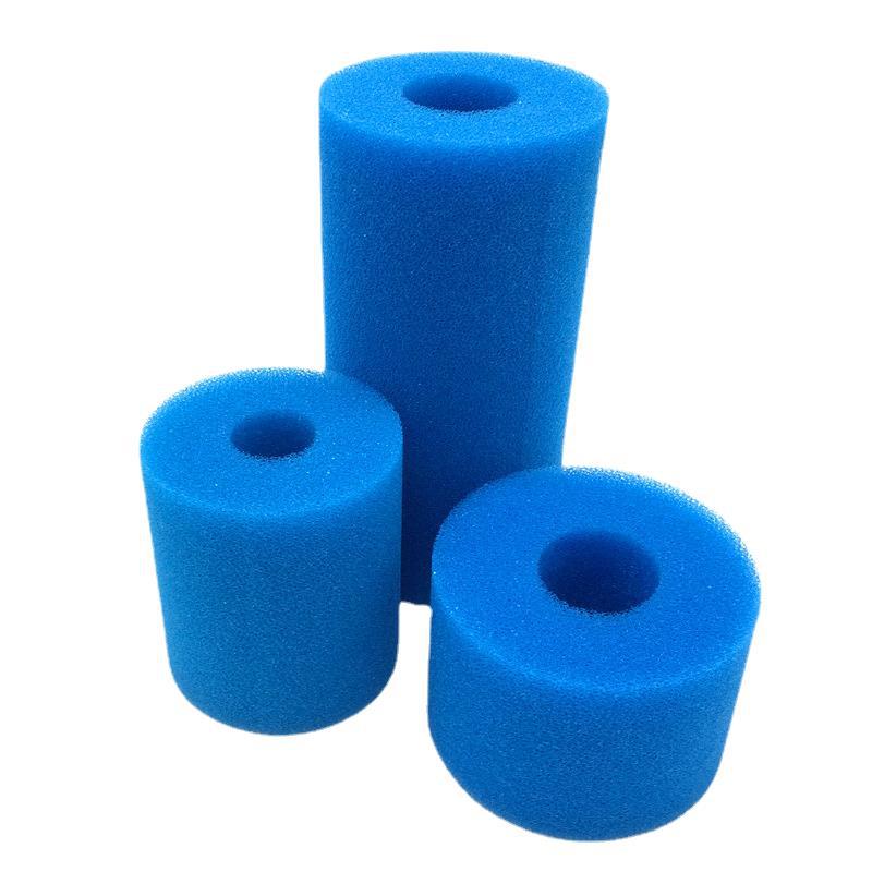 游泳池清洁海绵 空心聚氨酯过滤海绵管道清洗泳池过滤棉海绵柱