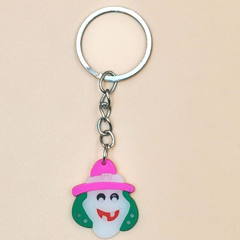 Amazon ベストセラー ハロウィン漫画シリーズ PVC キーホルダー カボチャ海賊ヘッドペンダント アクセサリー在庫あり|undefined