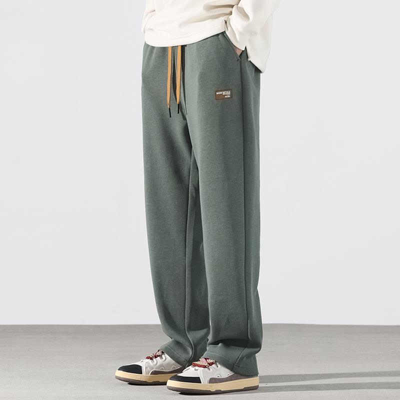 Autumn and Winter New Kaizhuo Style Knitted Japanese Style Loose Straight Casual Pants Lace-up Elasto Sports Pants Sweater
