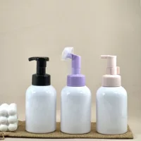Оптовый производитель коротких круглых бутылок для мусса, бутылок для пенки для умывания, бутылок для увлажняющего крема, переупакованных пластиковых бутылок 400 мл
