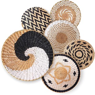 Wall Decorations Hanging Ornaments Ethnic Style Cattail Handmade Woven Wall Decorations Straw Wall Decorations Home Stay Background Wall Decorative Pendant Wall Decorations