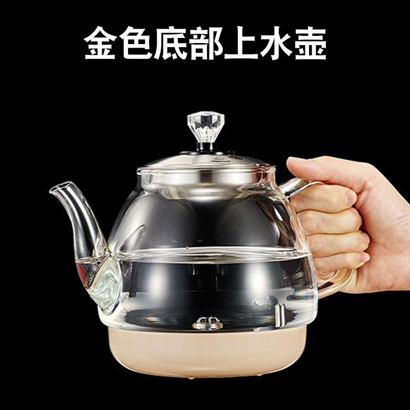 全自動電気茶ストーブ台埋め込み茶卓湯たんぽ知能蒸煮茶304一体ガラス底部水筒器|undefined