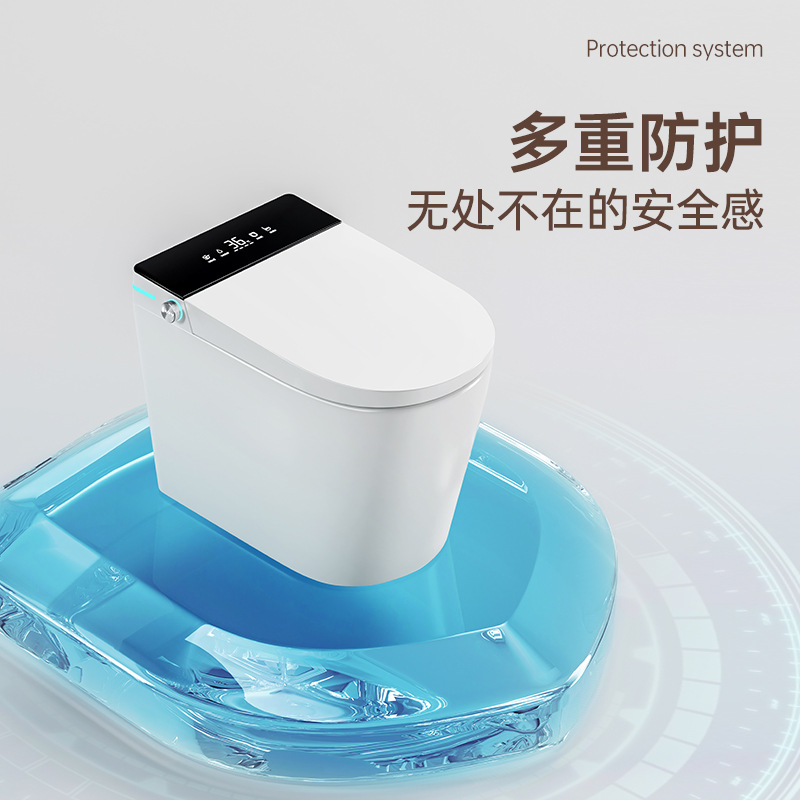 Inodoro inteligente totalmente automático de ingeniería doméstica caliente instantáneo integrado pequeño hogar fábrica de ventas directas a través de fronteras