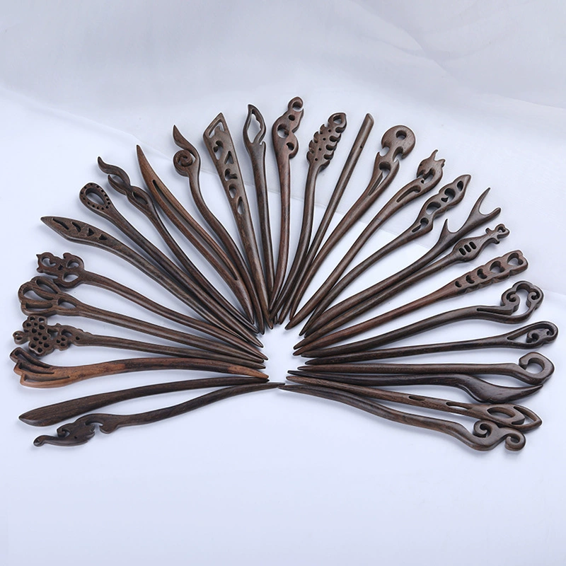 Китайская заколка для волос sandalwood, современная игрушка ветряная мельница, аксессуар для волос, Ханьфу, простой и элегантный дизайн