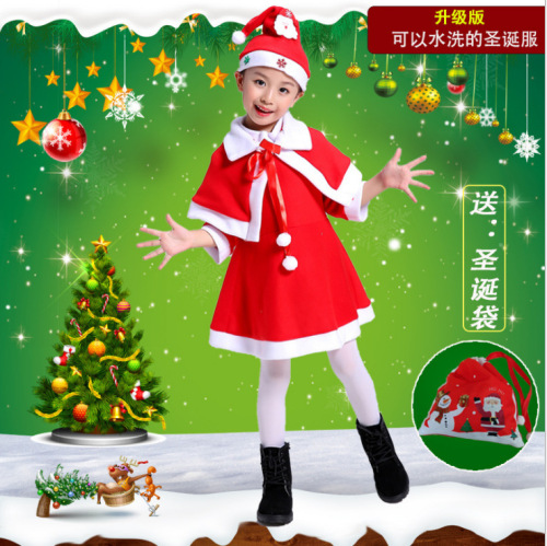 Christmas costumes for boys and girls, Christmas costumes, children's red Halloween costumes, new European and American wholesale